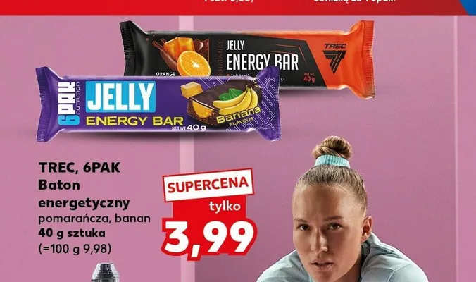 Baton energetyczny TREC pomarańcza promocja w Kaufland