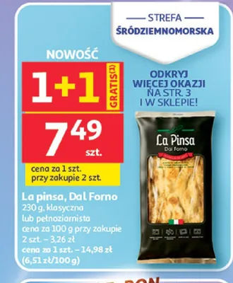 La pinsa Dal Forno promocja w Auchan