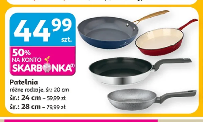Patelnia śr. 28 cm promocja w Auchan