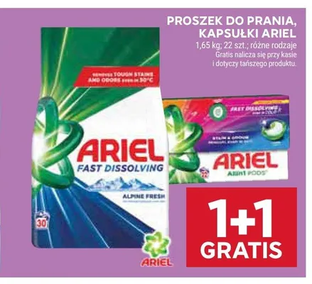 Proszek do prania Ariel promocja w Stokrotka