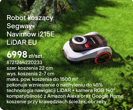 Robot koszący Navimow i215E LiDAR EU promocja w Castorama