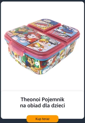 Pojemnik na obiad dla dzieci Theonoi promocja w Amazon