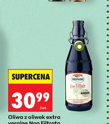 Oliwa z oliwek extra vergine Non Filtrato Monini promocja w Biedronka