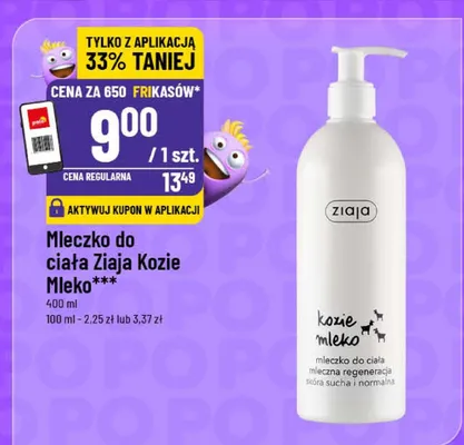 Mleczko do ciała Ziaja Kozie Mleko promocja w POLOmarket