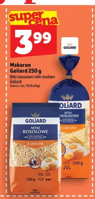 Makaron Goliard Nitki rosołowe promocja w TOPAZ