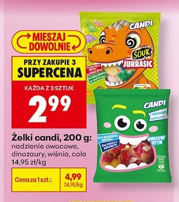 Żelki Candi wiśnia promocja w Biedronka