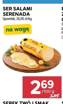 Ser salami Serenada promocja w Stokrotka