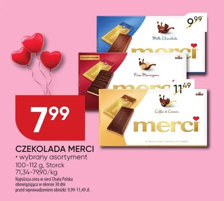 Czekolada wybrany asortyment promocja w Chata Polska