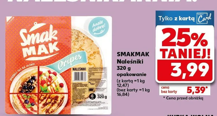 Naleśniki promocja w Kaufland