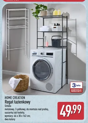 Regał łazienkowy Home Creation promocja w Aldi