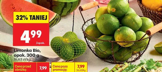 Limonka Bio promocja w Biedronka