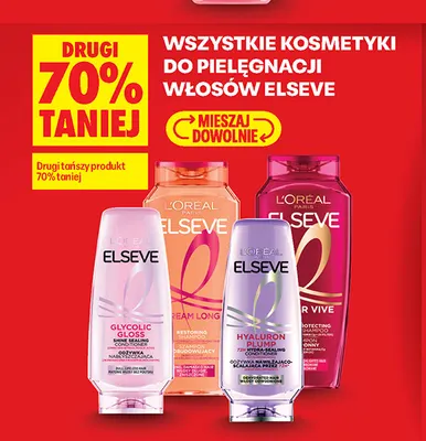 Kosmetyki do pielęgnacji włosów Elseve promocja w Biedronka