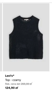 Top Levi's czarny promocja w Lounge by Zalando