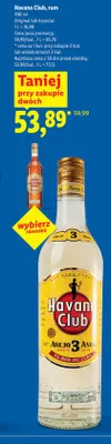 Rum Havana Club Original promocja w Lidl
