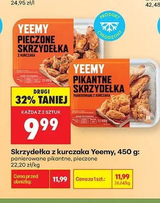 Skrzydełka z kurczaka Yeemy promocja w Biedronka