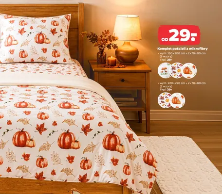 Komplet pościeli z mikrofibry 160x200 cm promocja w Netto