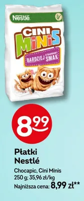 Płatki śniadaniowe Nestlé Cini Minis promocja w Żabka