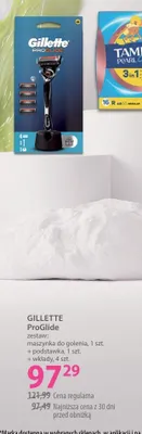 Zestaw maszynka do golenia + podstawka + wkłady GILLETTE ProGlide promocja w Hebe