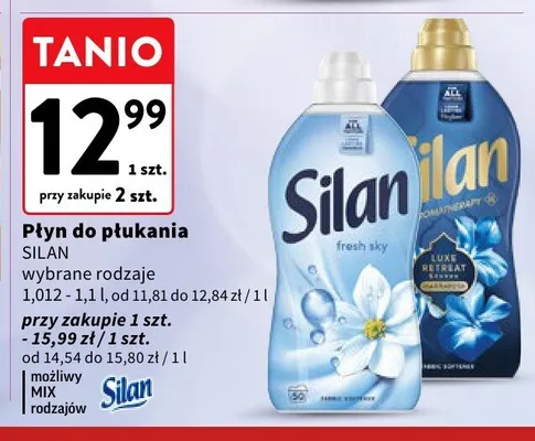 Płyn do płukania Silan Fresh Sky promocja w Intermarche