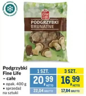 Podgrzybki Fine Life - całe promocja w Makro