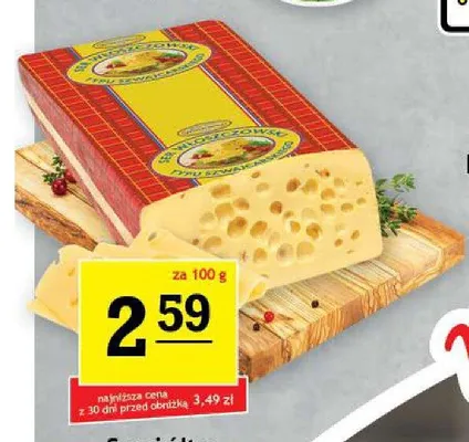 Ser żółty Włoszczowski promocja w Gram Market