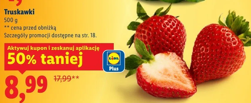 Truskawki promocja w Lidl