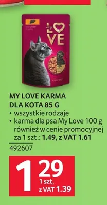 Karma dla psa My Love promocja w Selgros
