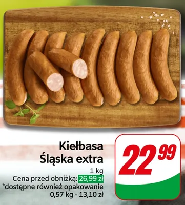 Kiełbasa Śląska extra promocja w Dino