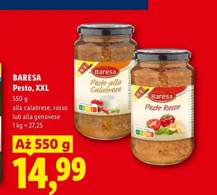 Pesto alla genovese Baresa XXL promocja w Lidl