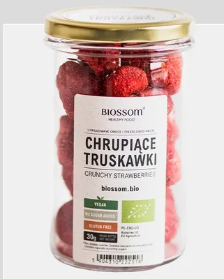 Owoce liofilizowane, Truskawki promocja w Rossmann