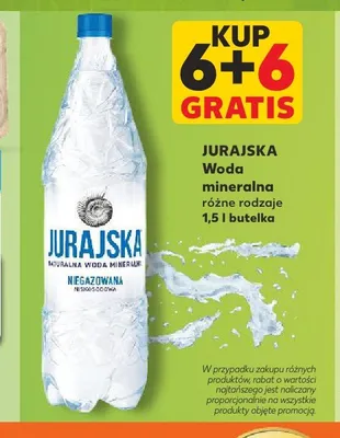 Woda mineralna Jurajska promocja w Kaufland