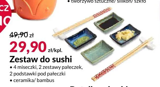 Zestaw do sushi promocja w Salony Agata