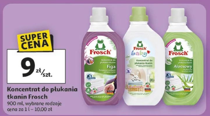 Koncentrat do płukania tkanin Frosch promocja w Auchan