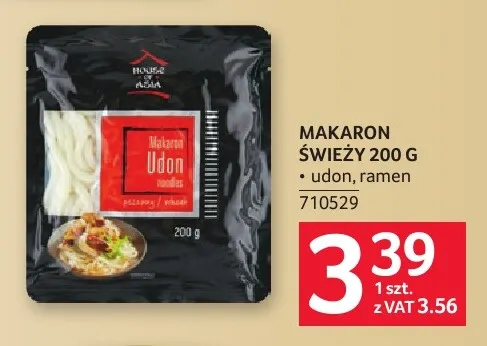 Makaron świeży ramen House of Asia promocja w Selgros