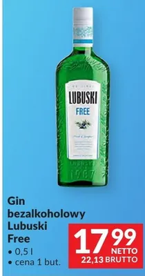 Gin bezalkoholowy Free promocja w Makro