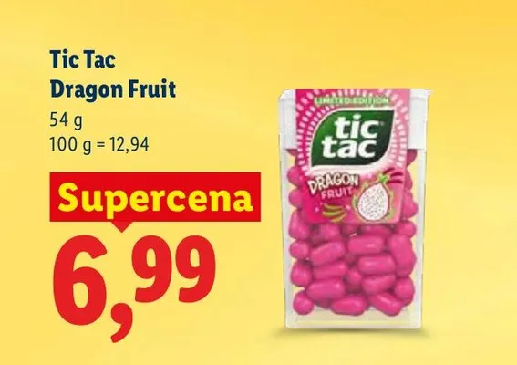 Cukierki Dragon Fruit promocja w Lidl
