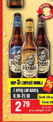 Piwo Kozel promocja w Chorten