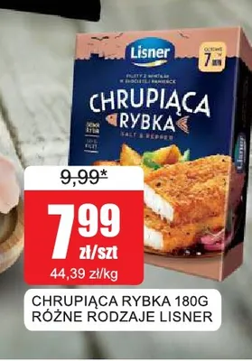 Chrupiąca rybka klasyczna Lisner promocja w Bingo
