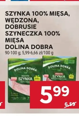 Szynka wędzona Dolina Dobra promocja w Stokrotka