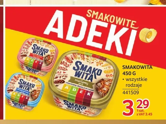 Margaryna Smakowita Smako Wita maślany promocja w Selgros