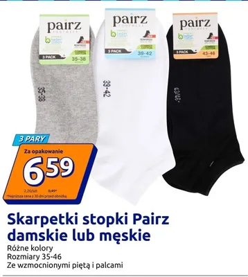 Skarpetki stopki Pairz promocja w Action
