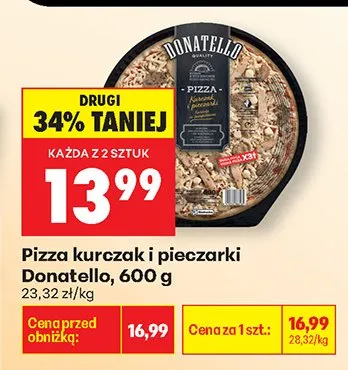 Pizza kurczak i pieczarki promocja w Biedronka