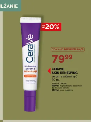 Serum z witaminą C Skin Renewing CeraVe promocja w Ziko Dermo