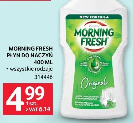 Płyn do naczyń Morning Fresh 600 ml promocja w Selgros