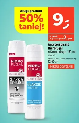Antyperspirant Hidrofugal Classic promocja w Dealz