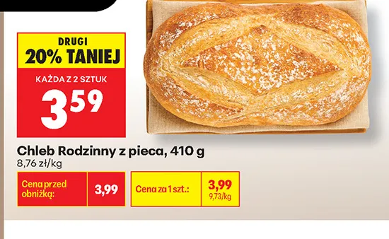Chleb Rodzinny z pieca promocja w Biedronka