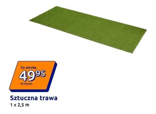 Sztuczna trawa promocja w Action