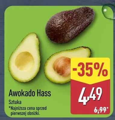 Awokado Hass 1 szt. promocja w Aldi