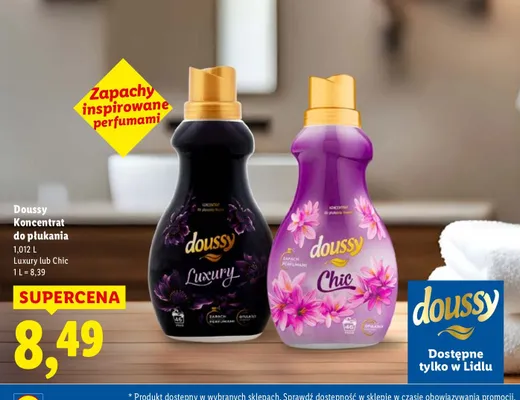 Koncentrat do płukania Doussy Luxury lub Chic promocja w Lidl