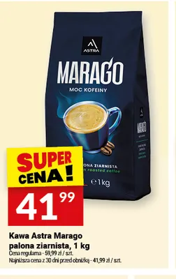 Kawa ziarnista Astra Marago palona promocja w Twój Market
